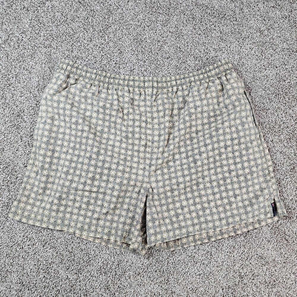 Vintage Chaps Ralph Lauren Shorts Mens XL Swim Trunks Lined Geometric AOP 90s